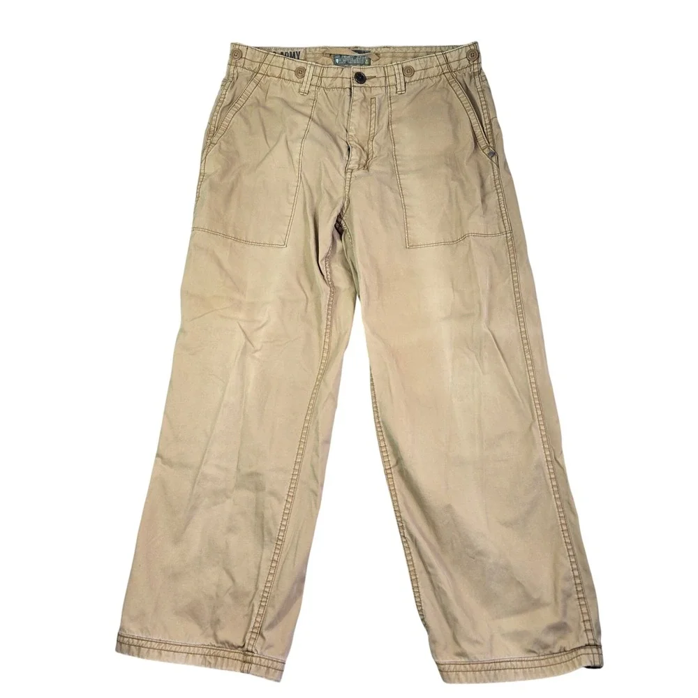 US Army 1st Infantry Division Pants Mens 38x32 (37x30) Khaki Military Utility